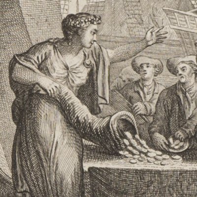 Prospérité de la compagnie des Indes (Histoire des deux Indes, 1774) - Eisen