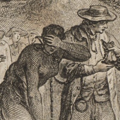 Un Anglais vend comme esclave une Indienne qui lui avait sauvé la vie (Histoire des deux Indes, 1774) - Eisen
