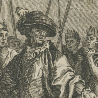 Les Espagnols maîtres de Montezuma à Mexico (Histoire des deux Indes, 1781) - Moreau le Jeune