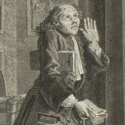 Le tête à tête, ou le petit déjeuner (Mariage à la mode, 2e gravure) - Hogarth