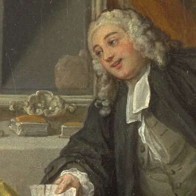 La toilette (Mariage à la mode, 4e tableau) - Hogarth