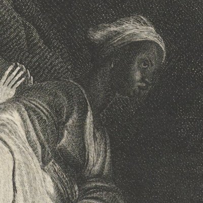 La résurrection de Lazare - Soutman d'après Lievens