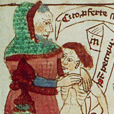 Le retour du fils prodigue (Speculum humanæ salvationis 10B34)