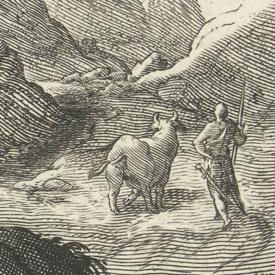 Idolâtrie de Manassé, roi de Juda - Robert de Baudous d'après Goltzius