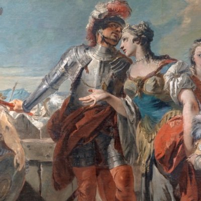Zénobie devant Aurélien (histoire de Zénobie) - Tiepolo