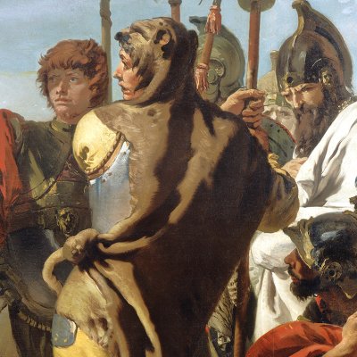 Zénobie harangue ses soldats (Histoire de Zénobie) - Tiepolo