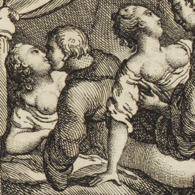 Invention de Madelon pour punir Saturnin (Histoire de dom B***, 1748)