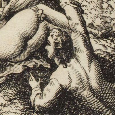 Mme Dinville assoupie au labyrinthe (Histoire de dom B***, 1748)