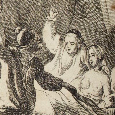 Nicole surprise avec l’abbé (Histoire de dom B***, 1748)