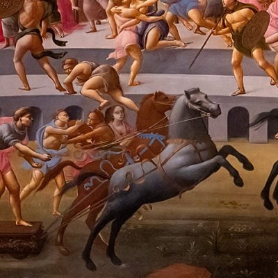 L'enlèvement des Sabines - Bartolomeo di Giovanni