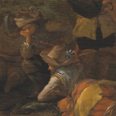 Le repos des soldats - Wouwerman
