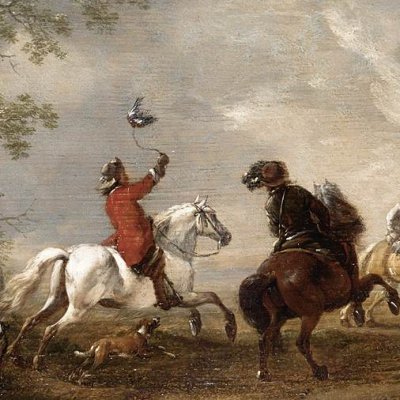 Chasse au faucon - Wouwerman
