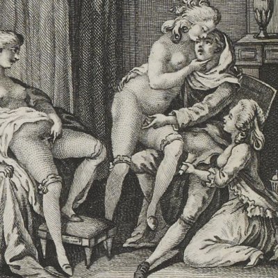 Langueur de Saturnin à la piscine (Mémoires de Saturnin, 1786-7) - Borel
