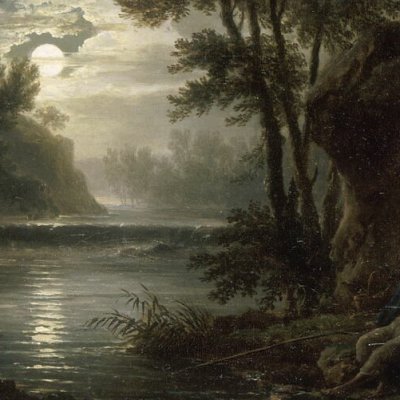 Paysage, effet de clair de lune - Claude-Joseph Vernet