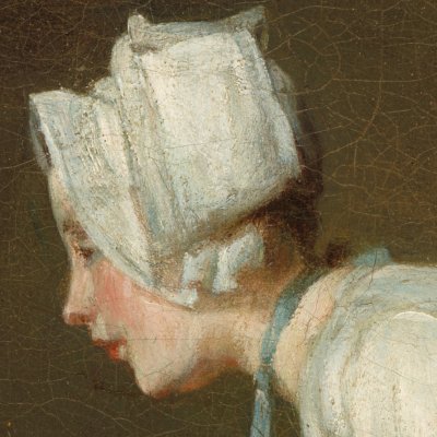 L'écureuse, dit aussi la récureuse (version de Washington) - Chardin