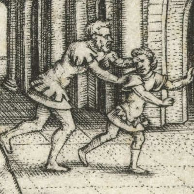 Lichas apporte à Hercule la tunique de Nessus - Hans Sebald