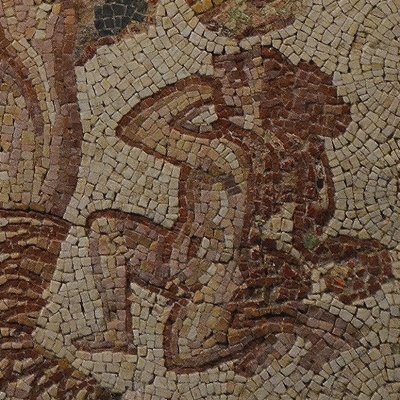 Hercule furieux (mosaïque de la villa Torre de Palma)