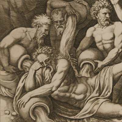 La consolation des fleuves (Histoire d'Apollon et Daphné) - Le Maître au Dé > Peruzzi 