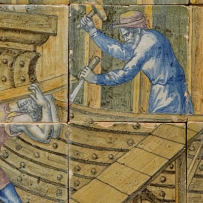 La construction de l'arche de Noé (Histoire du déluge) - Masséot Abaquesne