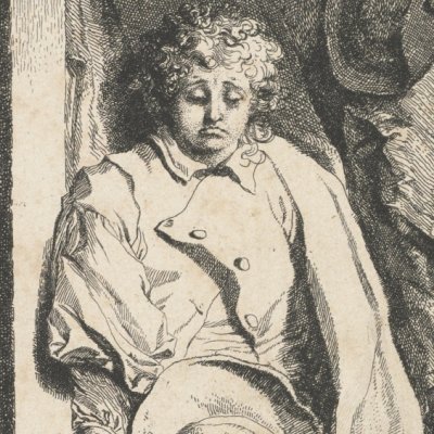 L'armoire (gravure) - Fragonard