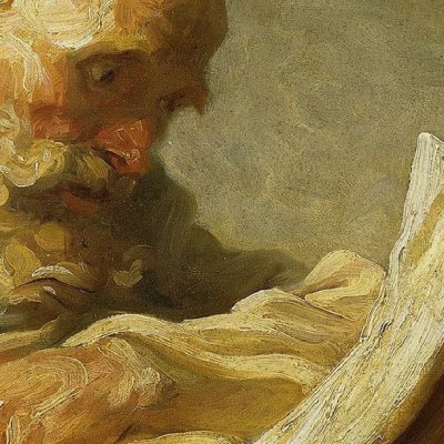 Un philosophe lisant - Fragonard