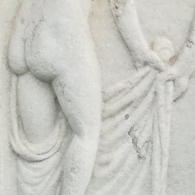 Nymphe et satyre (Mausolée d'Ennius) 