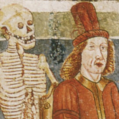 L'enfant, le mendiant, le noble, le banquier, le médecin, le moine (Danse macabre de Hrastovlje) - Jean de Kastav