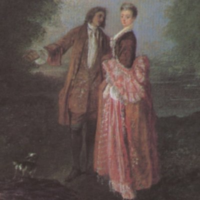La conversation - Watteau