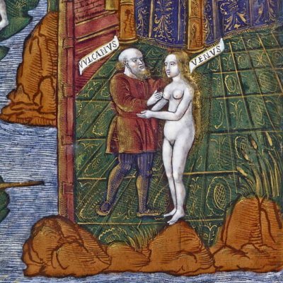 Vénus demande des armes pour Énée à Vulcain - Maître de l'Énéide
