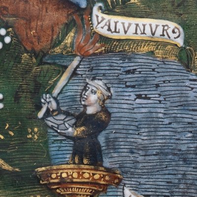 Contournant Charybde et Scylla, les Troyens arrivent en Italie - Maître de l'Énéide