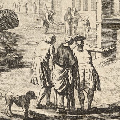 Lisbonne après le tremblement de terre de 1755. Église de S. Paul - Le Bas d'après Paris et Pedegache 