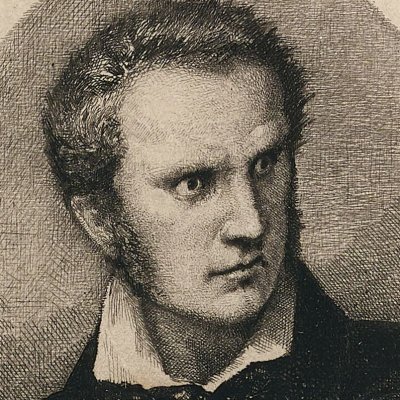 Portrait d'Edgar Poe (Hist. extraordinaires, 1884) - F. Chifflart