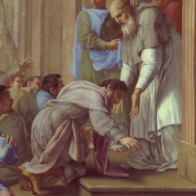 Arrivée de saint Bruno à Grenoble (Vie de saint Bruno) - Le Sueur
