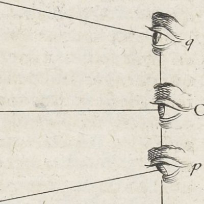 Illumination des surfaces d'un visage (Perspective sur les surfaces irrégulières) - Abraham Bosse 