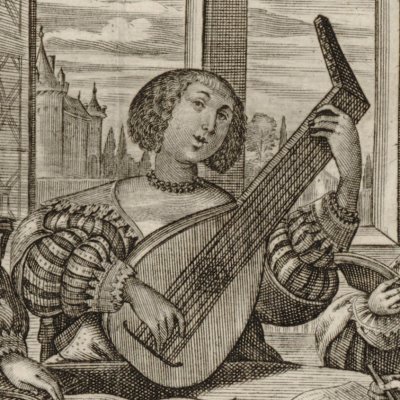 L'ouïe (Les cinq sens) - Abraham Bosse