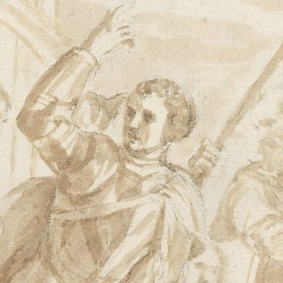 Saint Marc et saint Marcellin conduits au martyre (esquisse) - Véronèse