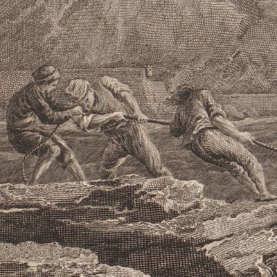 Naufrage - Avril d'après Vernet