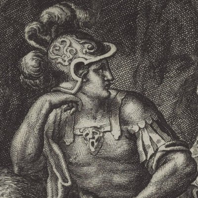 Désespoir de Gallus (Virgile, Bucoliques 10, éd. Ogilby 1654, p54)