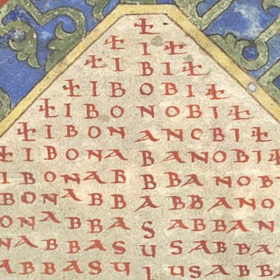 Dédicace du manuscrit (Beatus a Liebana, Commentarius in Apocalypsin…)