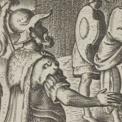 Jéhu détruit le temple de Baal - Ph. Galle d'après M. van Heemskerck