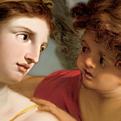 Sappho inspirée par l’Amour (version de 1775) - Angelica Kauffmann
