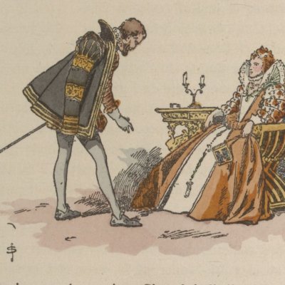 M. de Randan auprès d'Elisabeth d'Angleterre (La Princesse de Clèves, Ferroud, 1925) - S. de Solomko