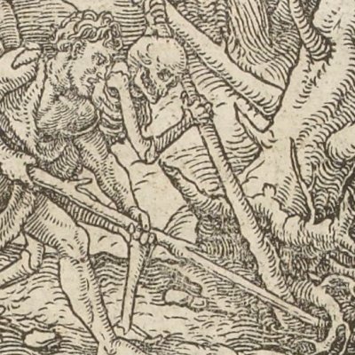 Punition terrestre d'Adam et Eve (Simolachri…, Lyon, 1549) - Hans Holbein