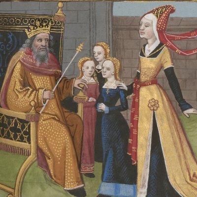 Mariage de Priam et d'Hécube (Raoul Lefèvre, Recueil des histoires de Troie)