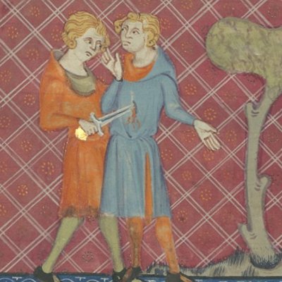 Des deux Macaires et de leur dit (V. de Beauvais, Speculum Historiale, Ars5080)