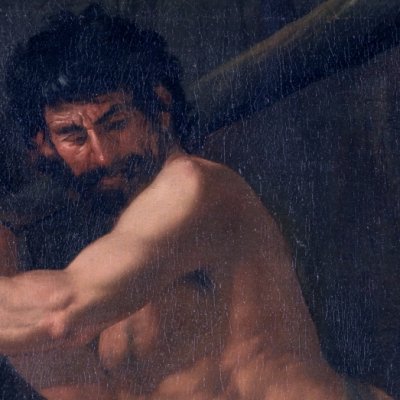 Hercule et le sanglier d'Érymanthe (Travaux d'Hercule, Palais de Buen Retiro, Salle du Trône) - Zurbaran