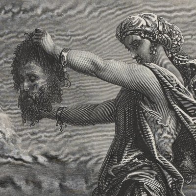 Judith montrant la tête d'Holopherne (La Sainte Bible selon la Vulgate) - Gustave Doré