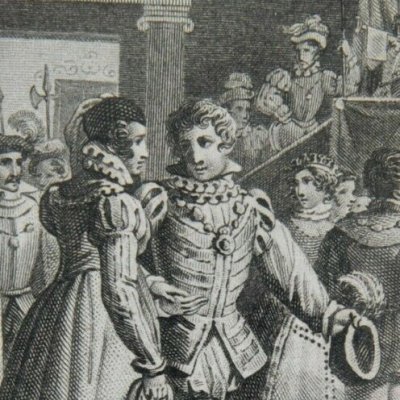 Le bal des fiançailles de M. de Lorraine (La Princesse de Clèves, Desenne, 1818)