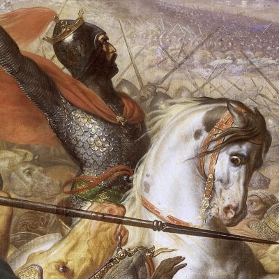 La bataille de Poitiers, octobre 732 - Charles de Steuben