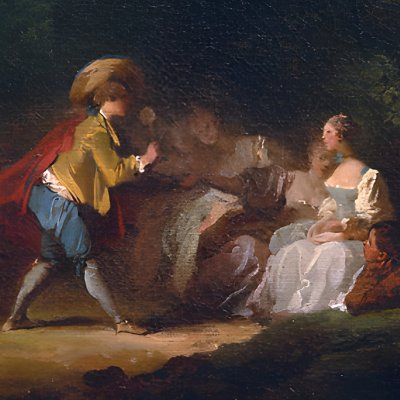 Le jeu de la palette - Fragonard